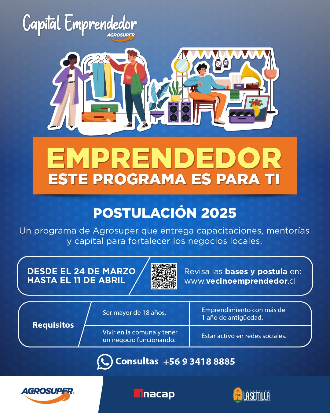 Folleto 1ra convocatoria Capital emprendedor Gen